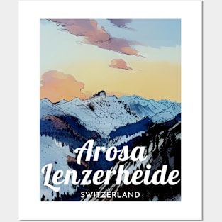 Arosa Lenzerheide ski - Switzerland Posters and Art